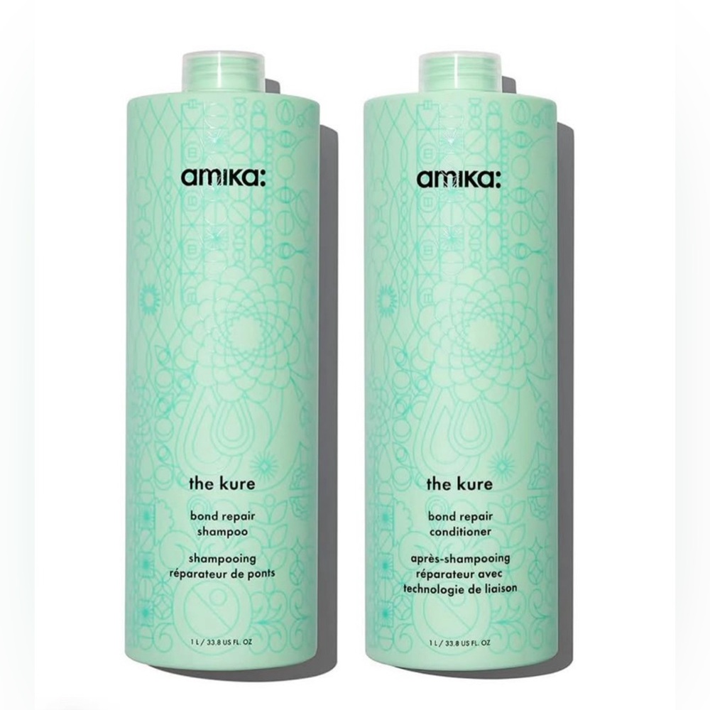(2) Amika The Kure Conditioner Liter Bottles - Picture 4 of 5